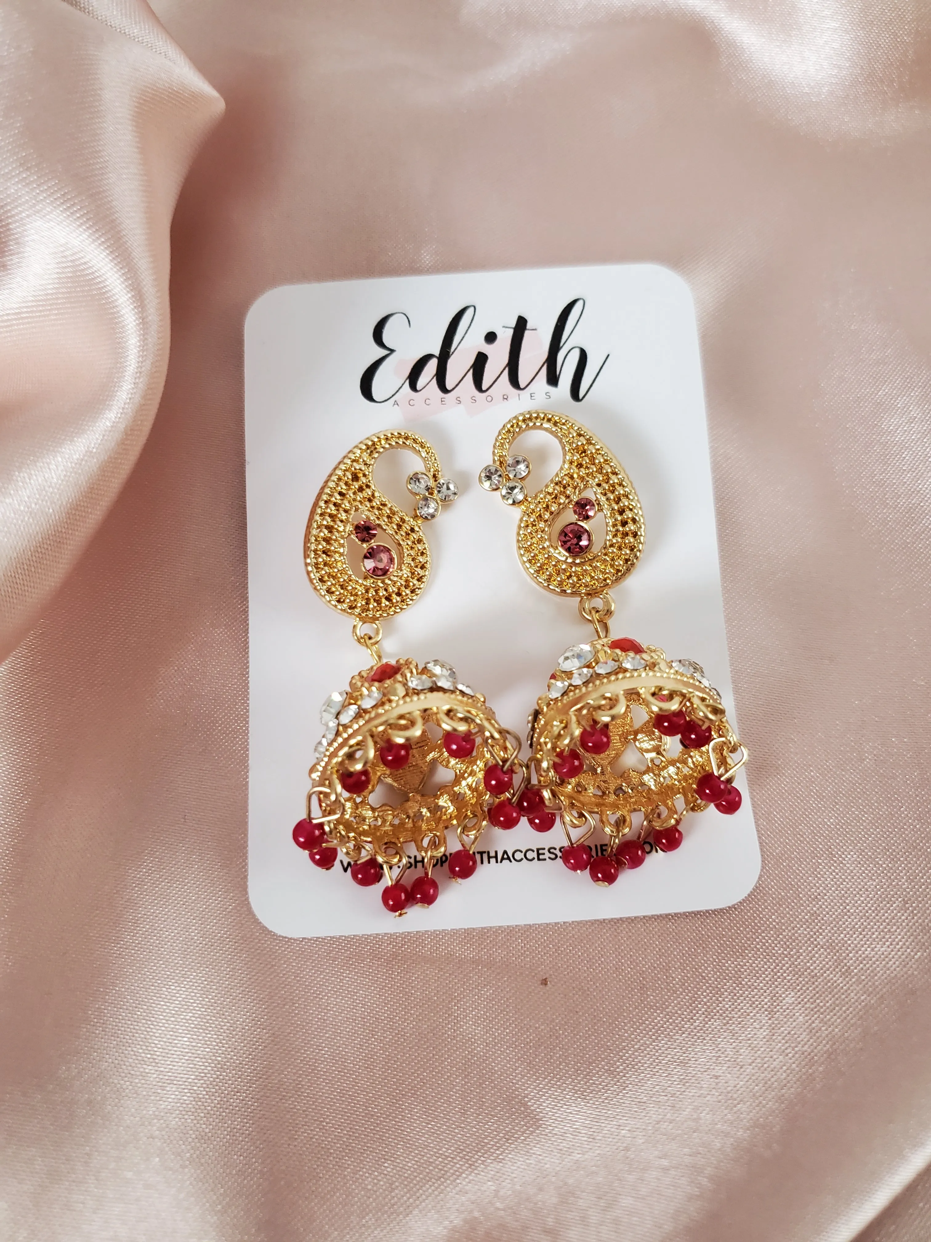 Bell Jhumka Statement Earrings