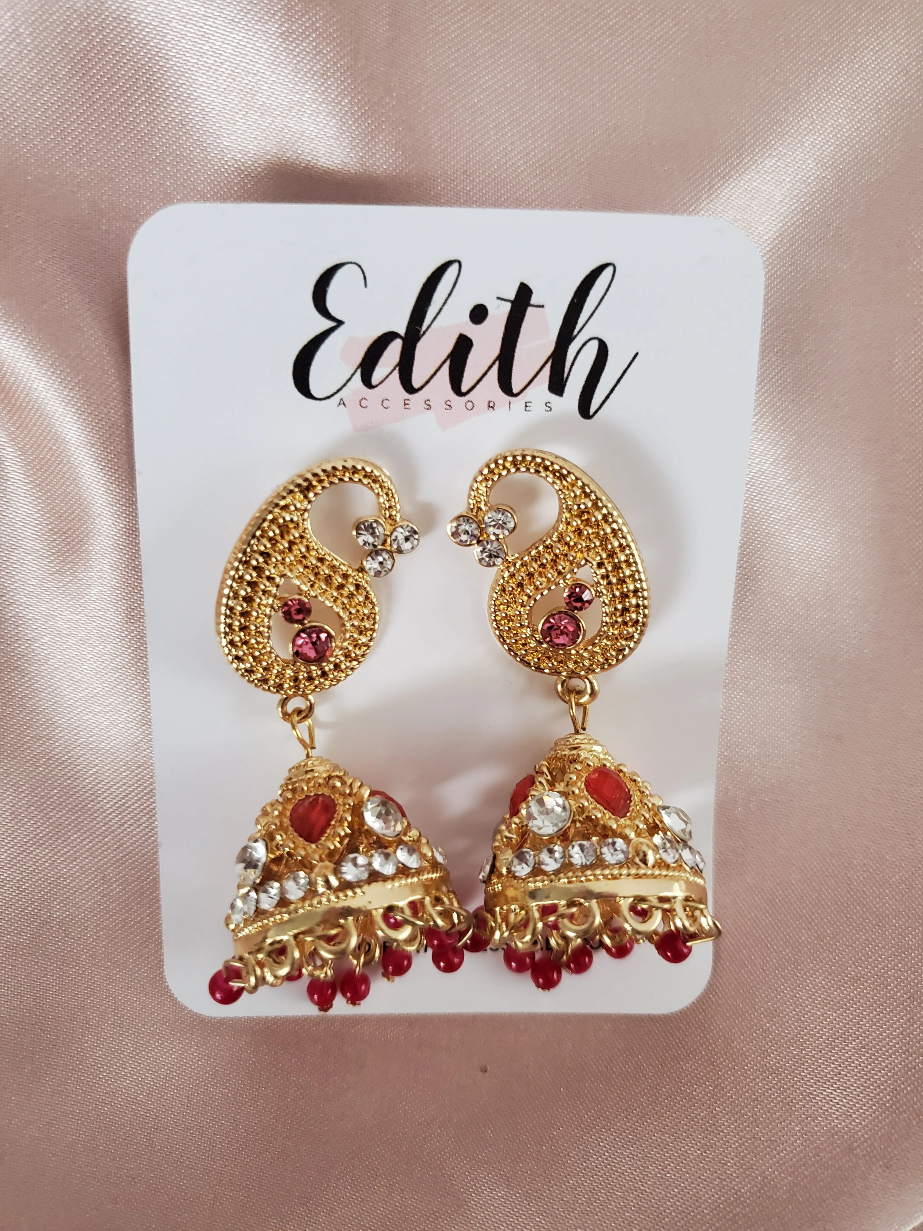 Bell Jhumka Statement Earrings