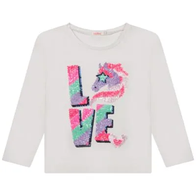 BILLIEBLUSH - UNICORN SEQUIN TOP