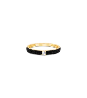 Black & White Diamond Ring