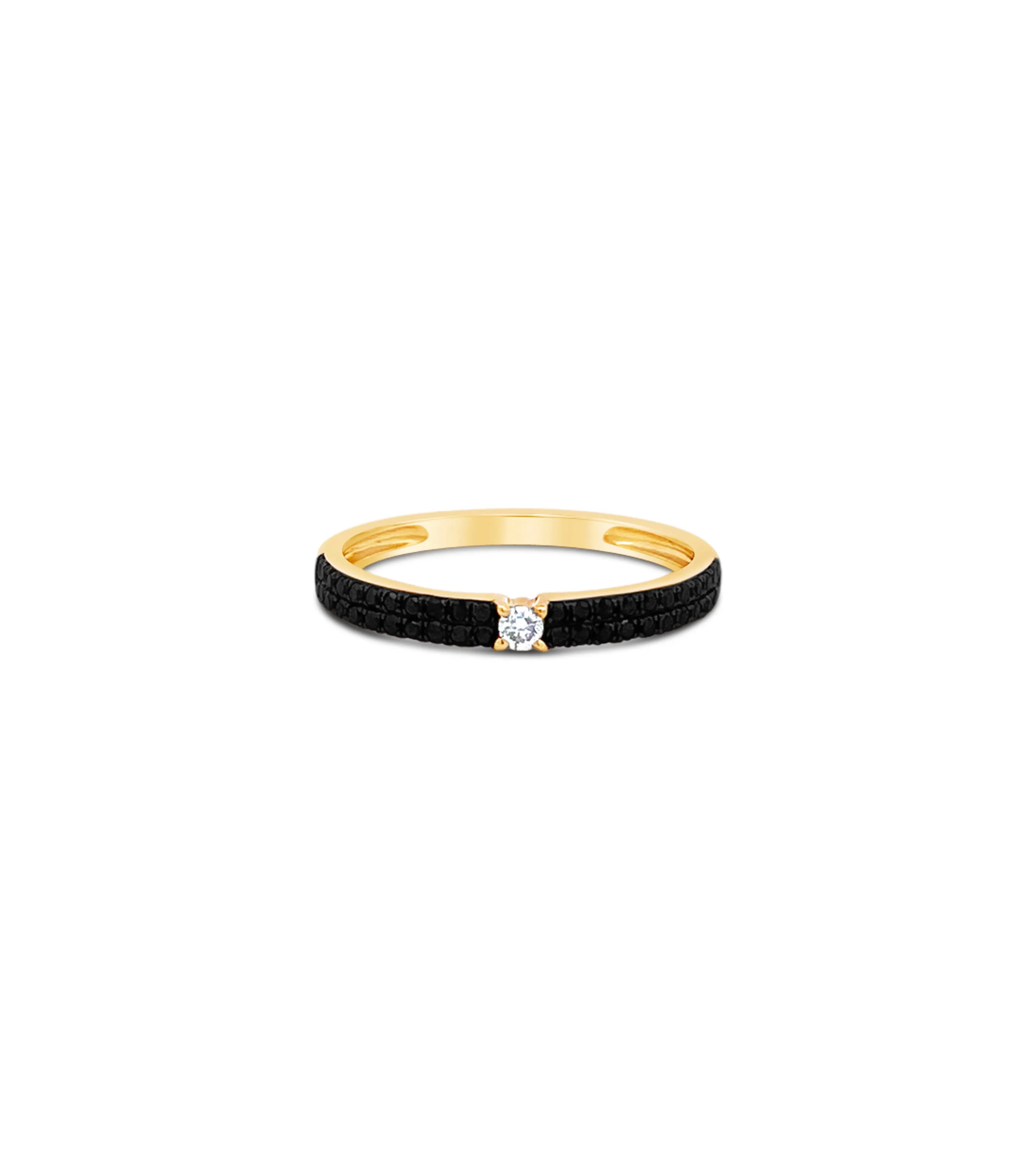 Black & White Diamond Ring