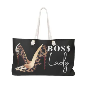 Black BO$$ LADY  TOTE Bag