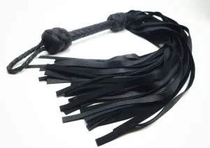 Black Deerskin Floggers- Made to Order