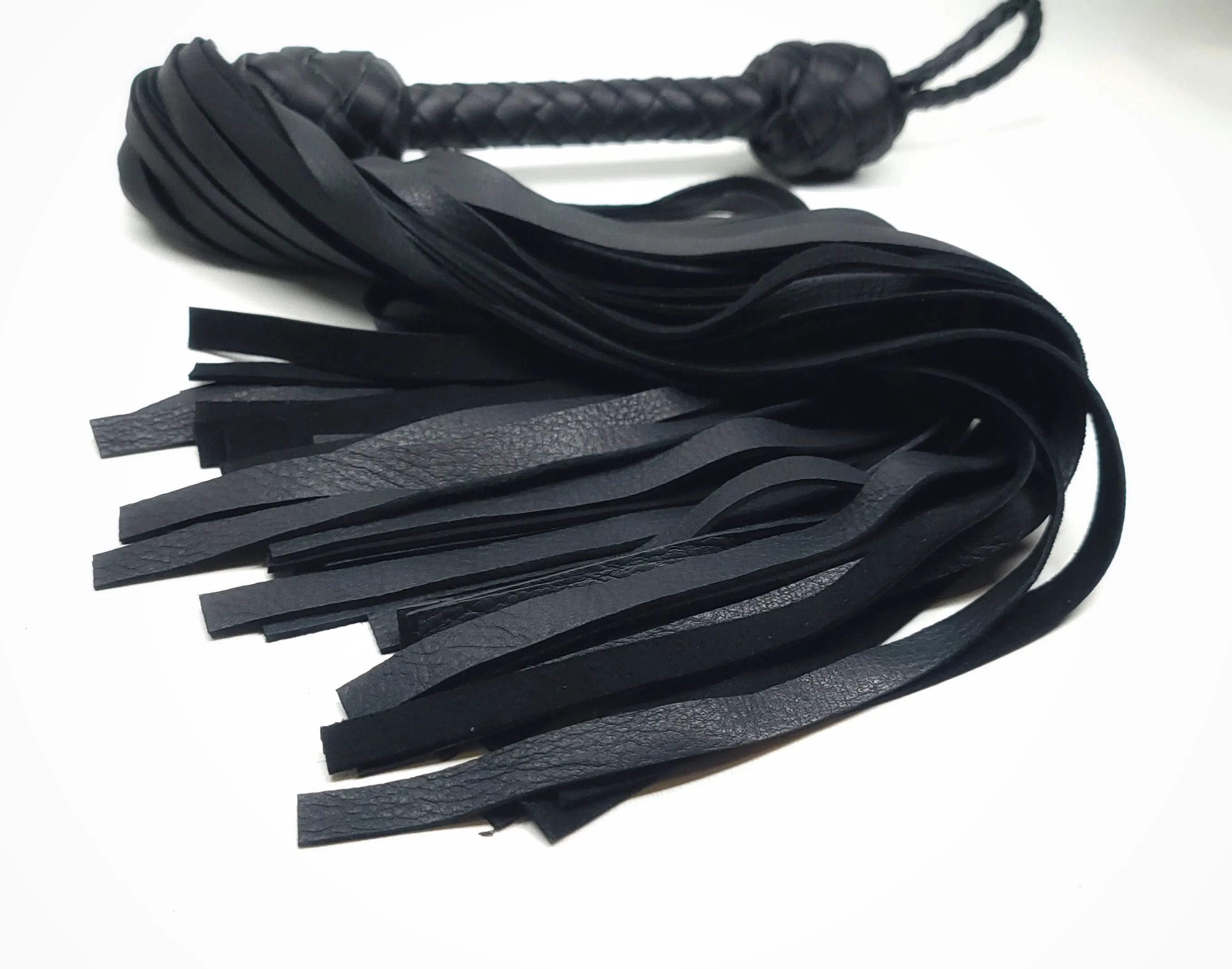 Black Deerskin Floggers- Made to Order