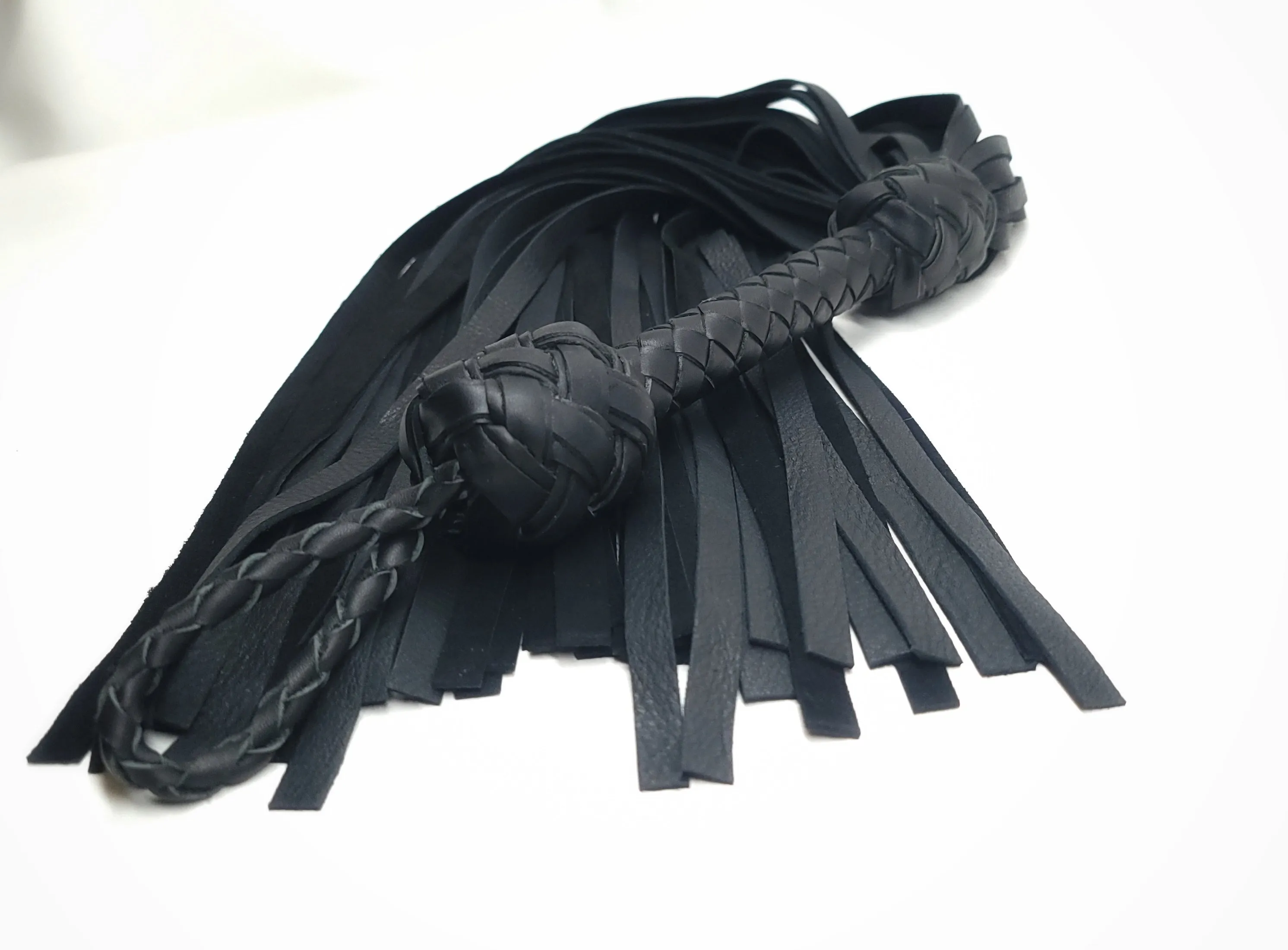 Black Deerskin Floggers- Made to Order