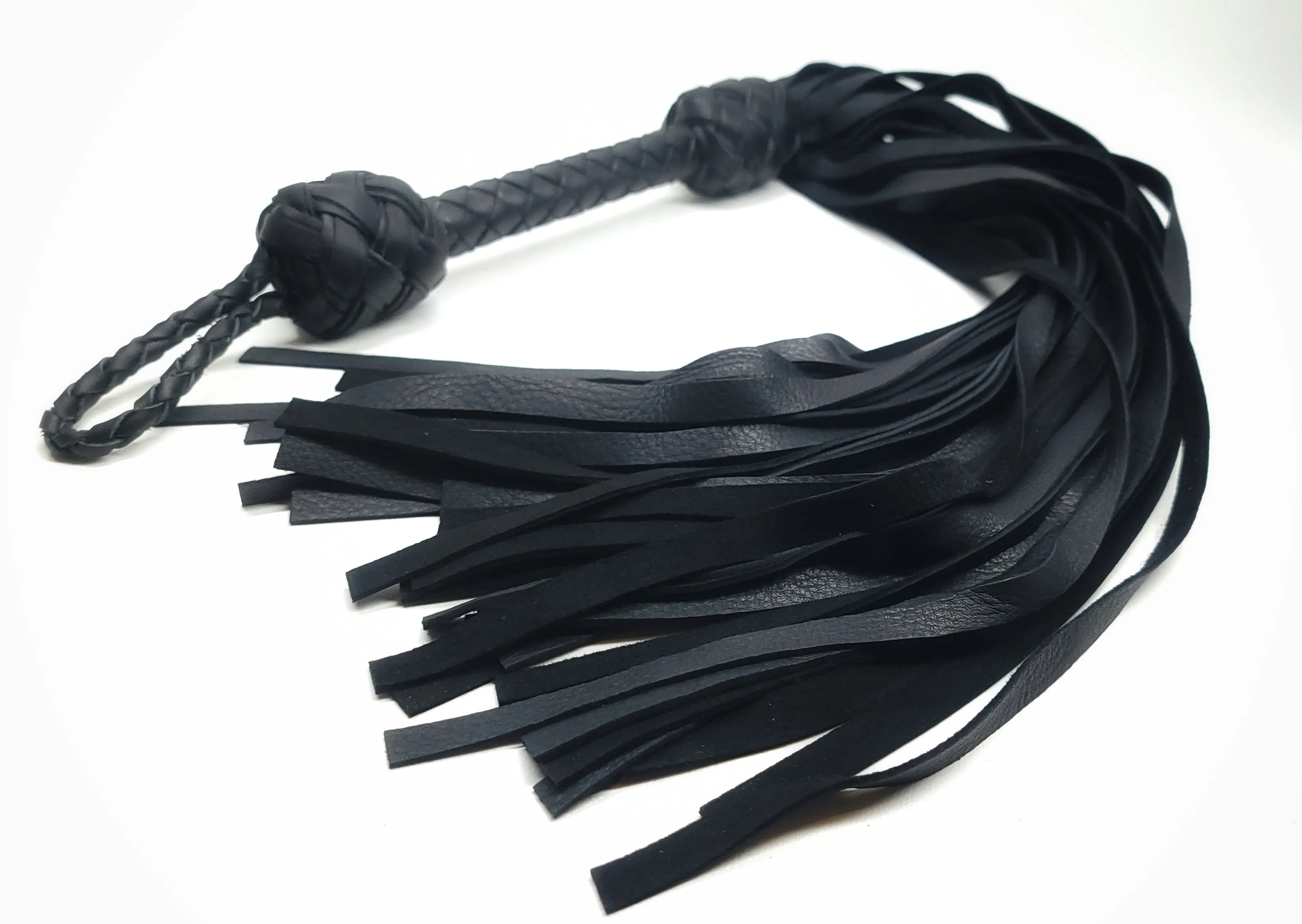 Black Deerskin Floggers- Made to Order
