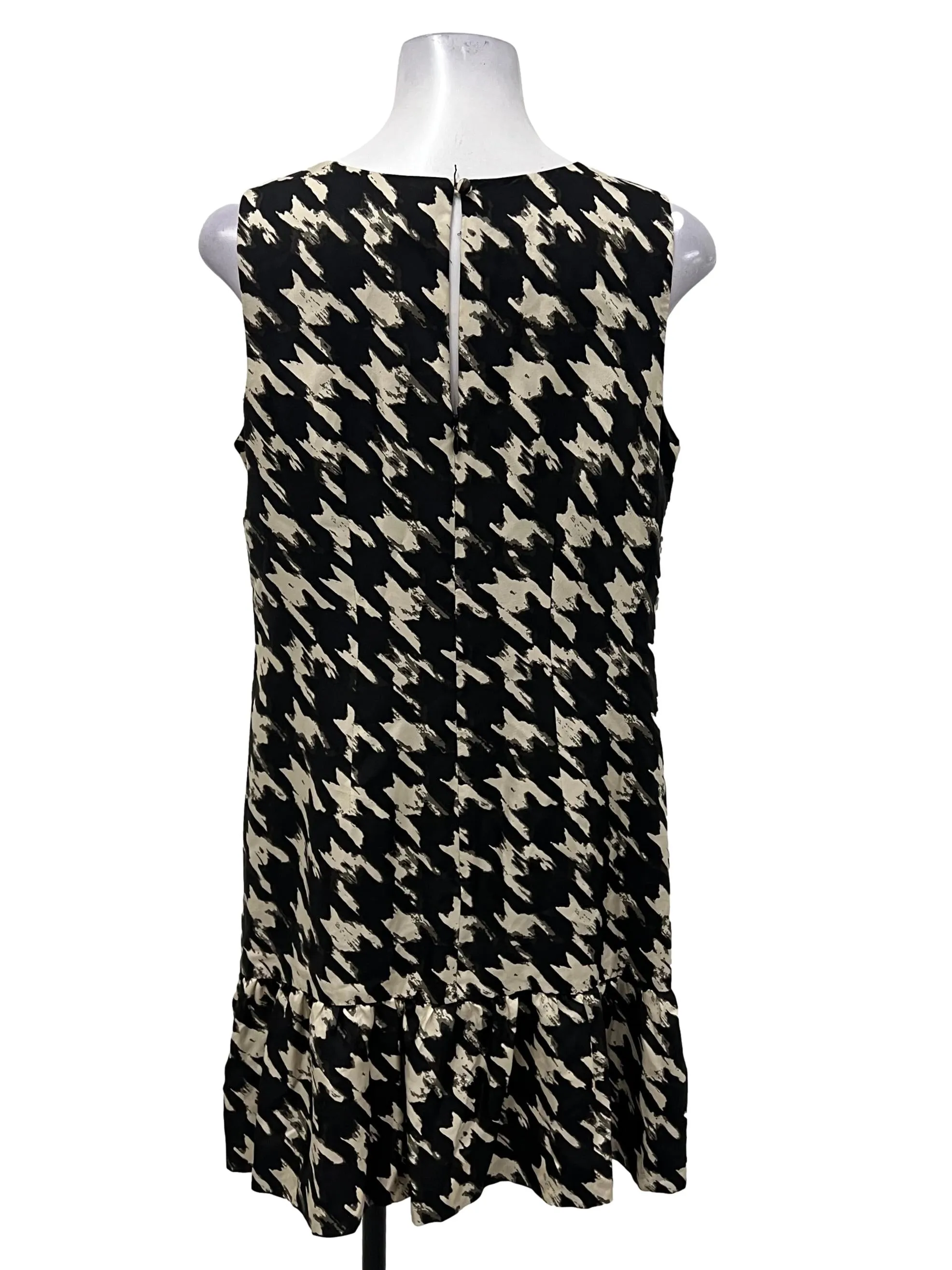 Black Printed Shift Dress