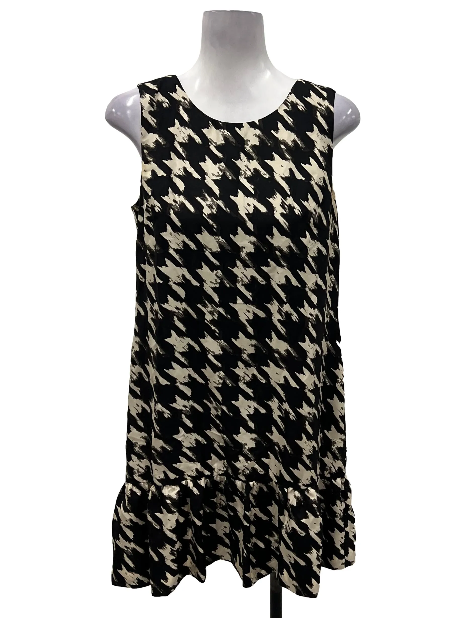 Black Printed Shift Dress