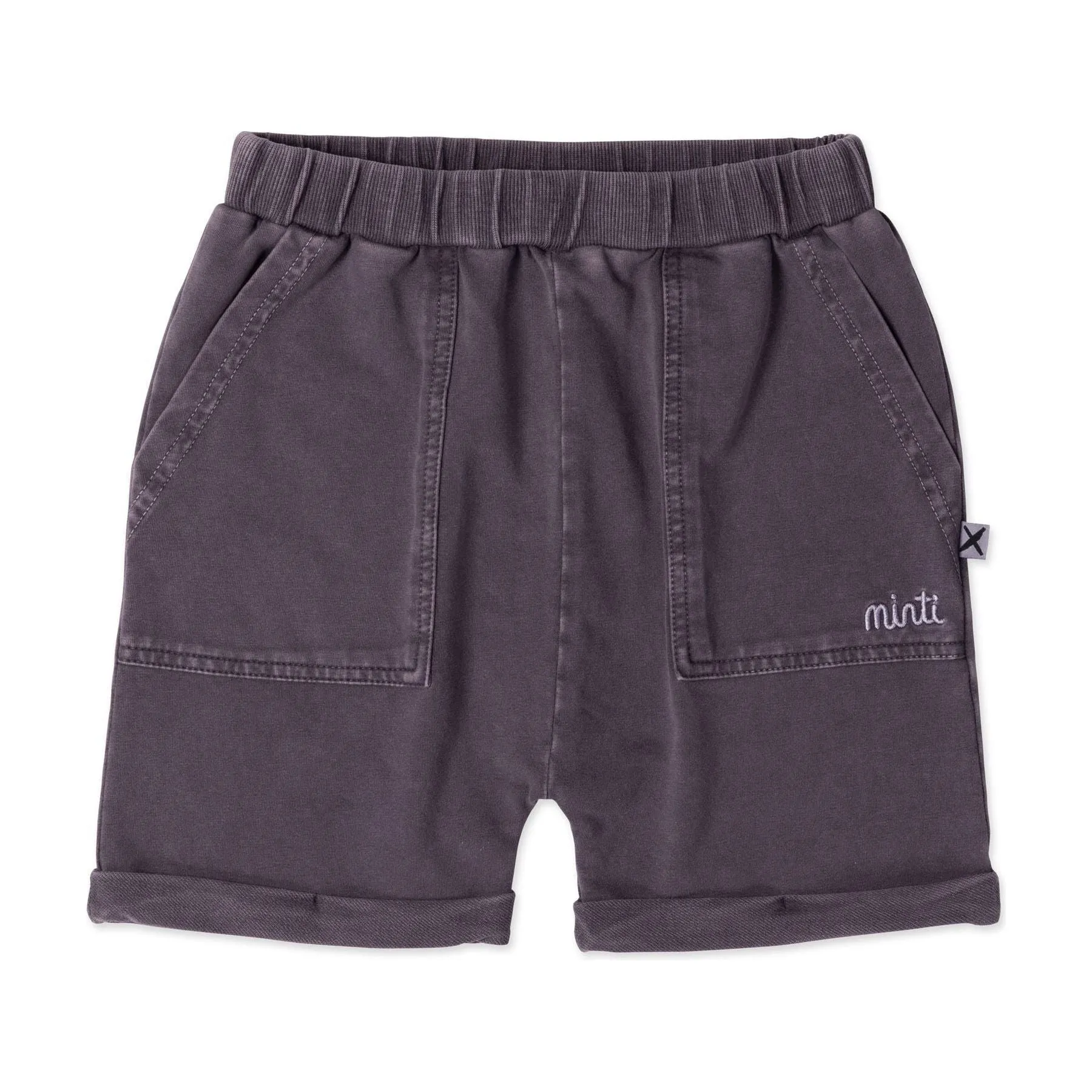 Blasted Roller Short- Black Wash