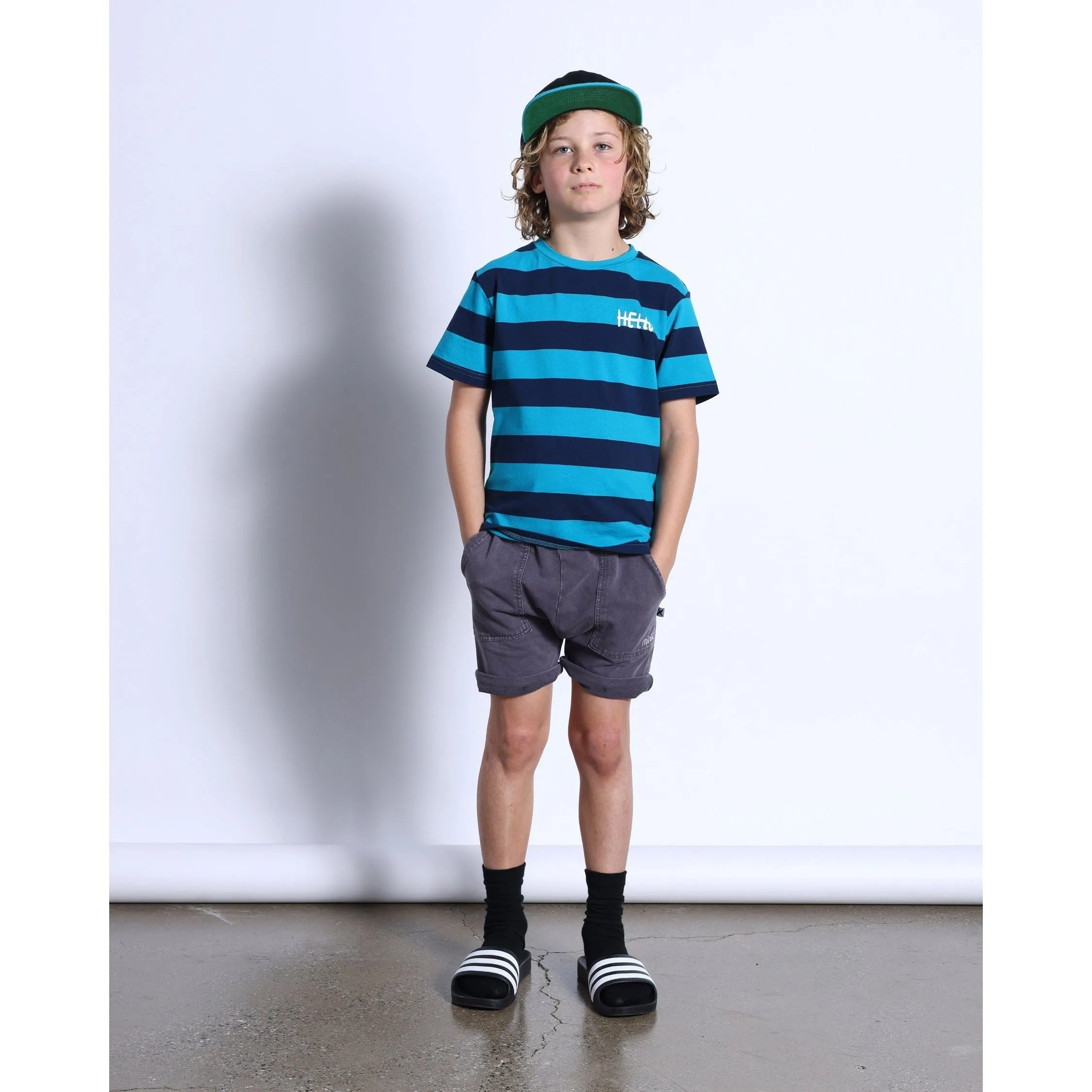 Blasted Roller Short- Black Wash