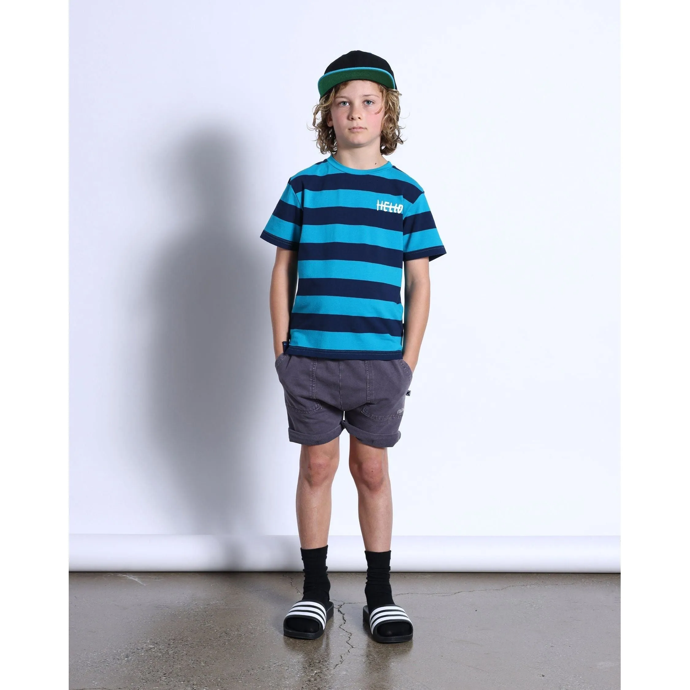 Blasted Roller Short- Black Wash
