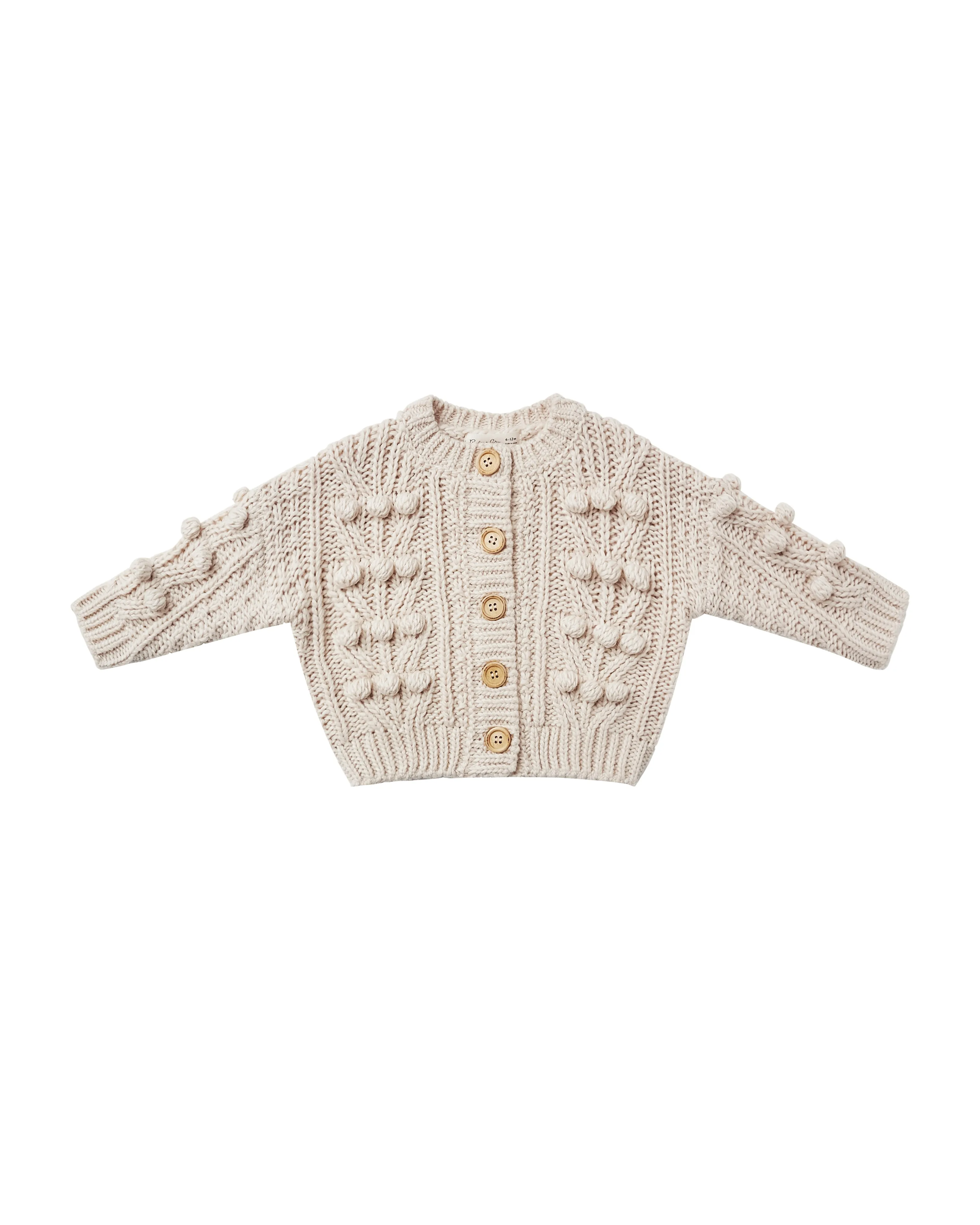 BOBBLE CARDIGAN - STONE