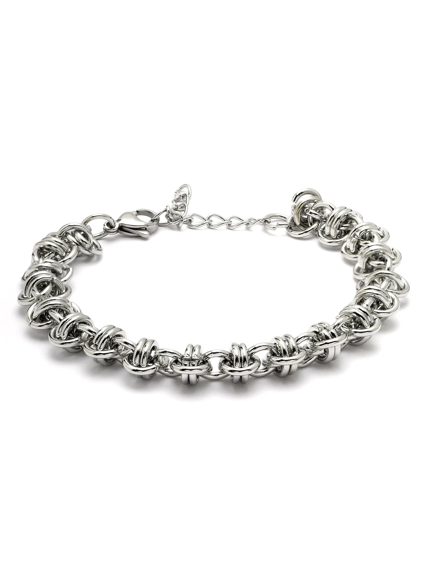 Bohey by KARATCART Men Leather Multistrand Wraparound Bracelet