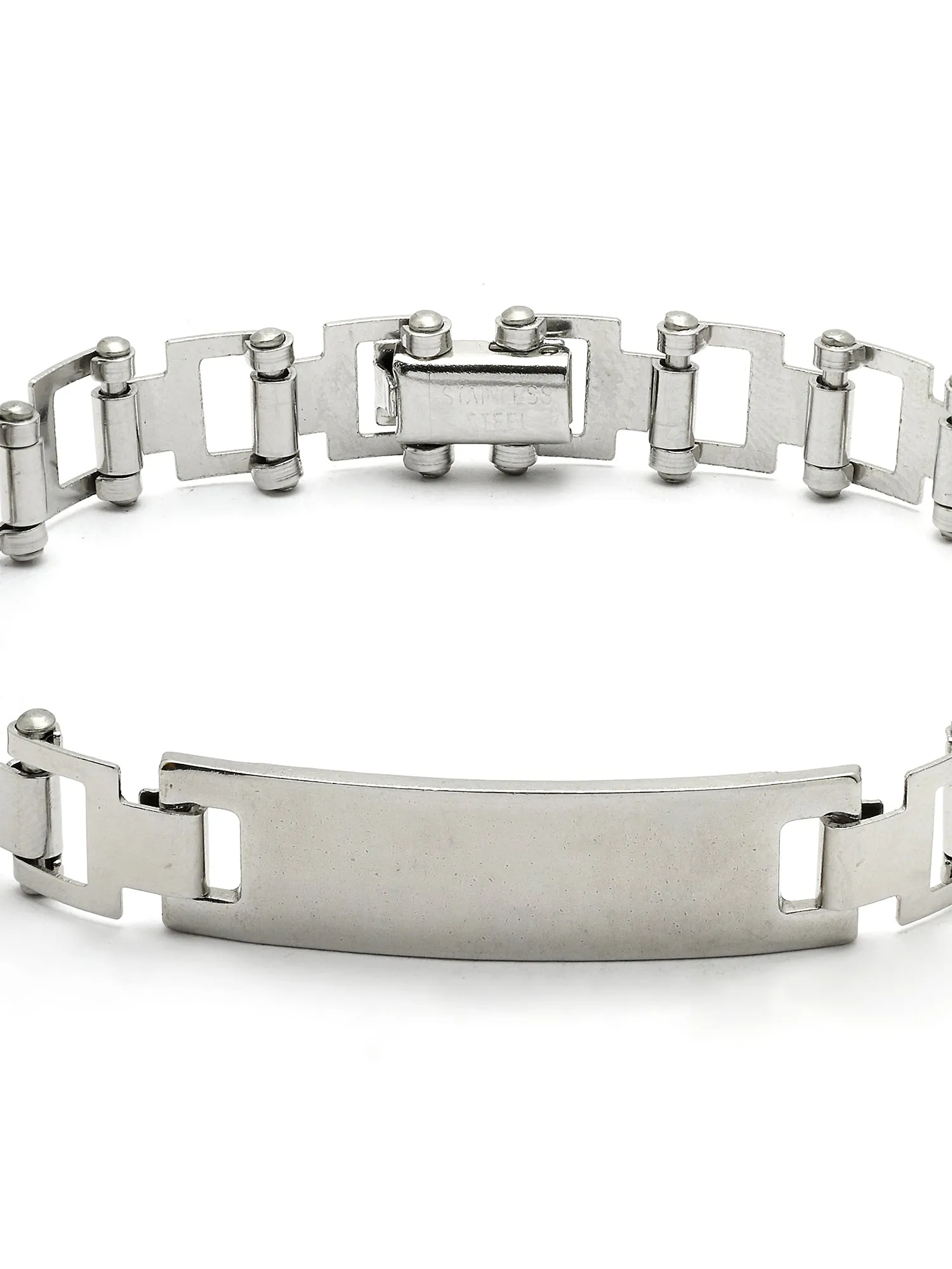 Bohey by KARATCART Men Silver Plated Link Bracelet