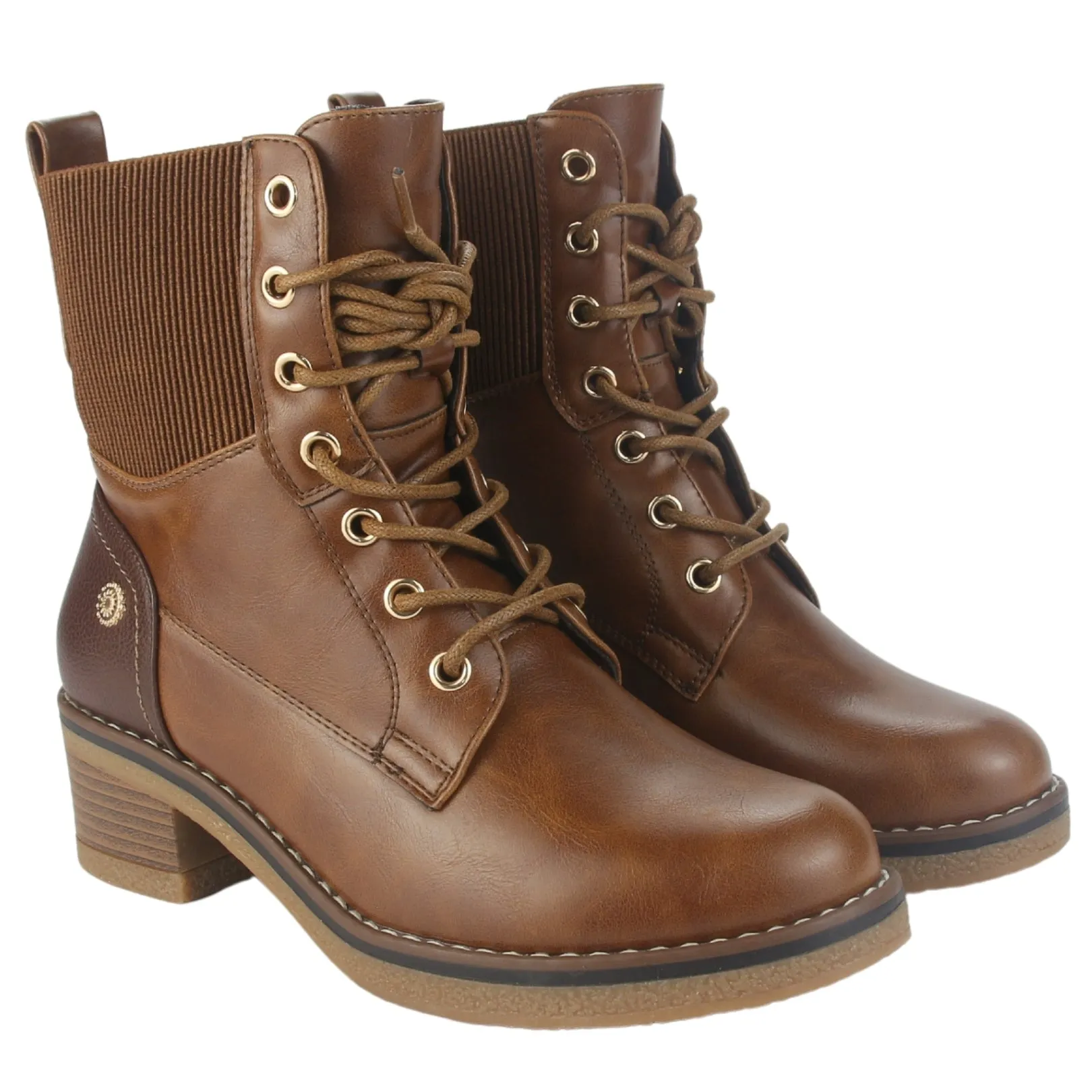 Botin Chalada Mujer Brike-2 Tostado Casual