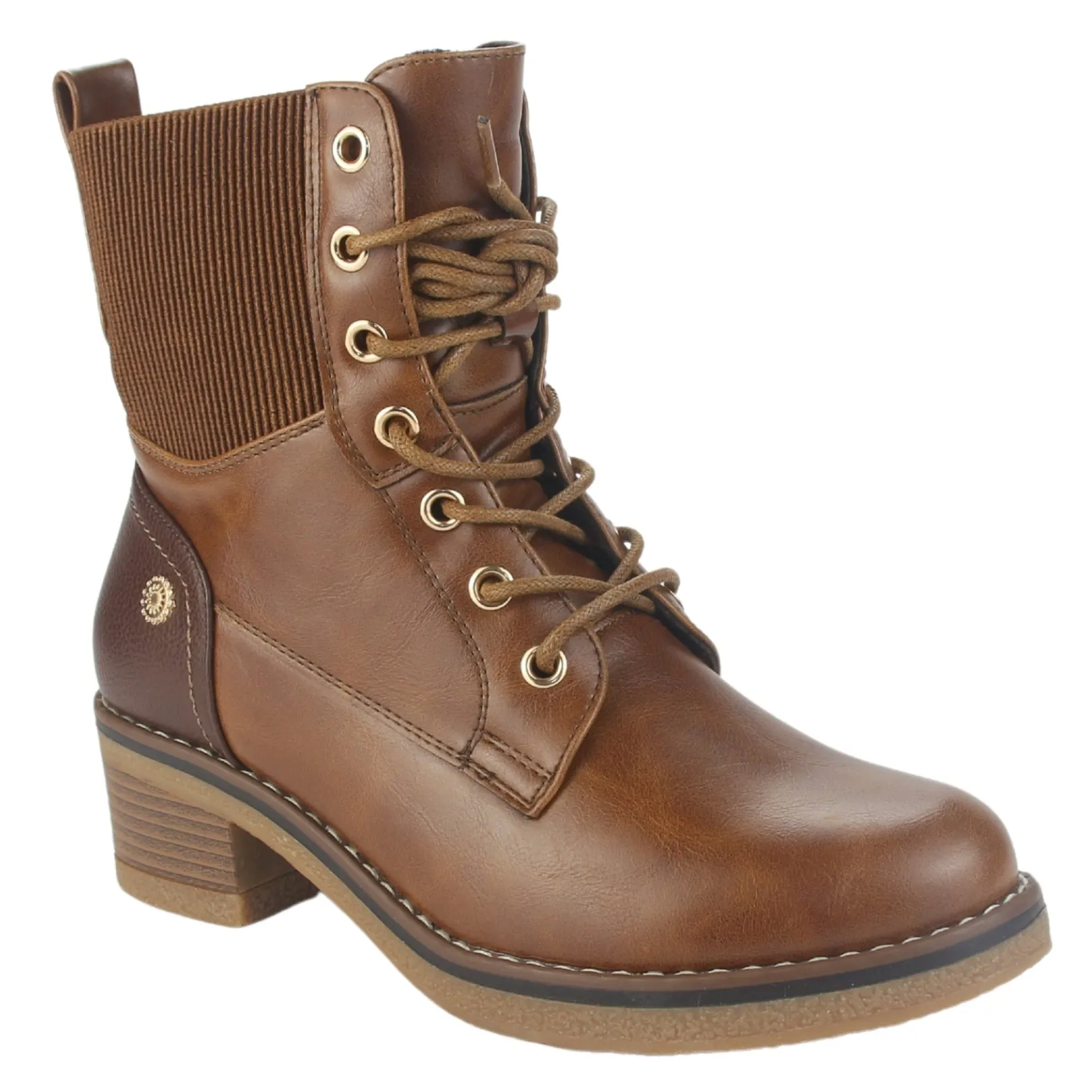 Botin Chalada Mujer Brike-2 Tostado Casual
