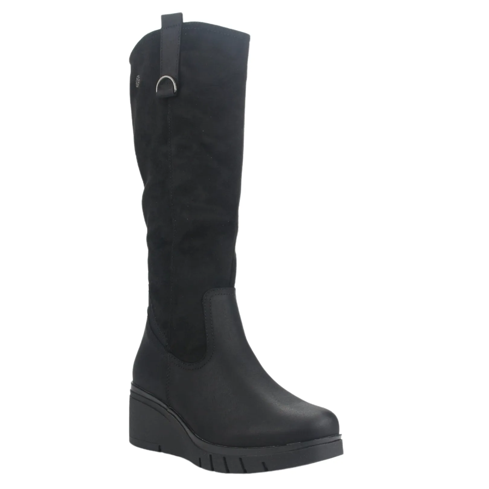 Botin Chalada Mujer Wedgenew-3 Negro Casual