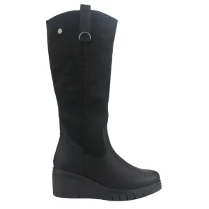 Botin Chalada Mujer Wedgenew-3 Negro Casual