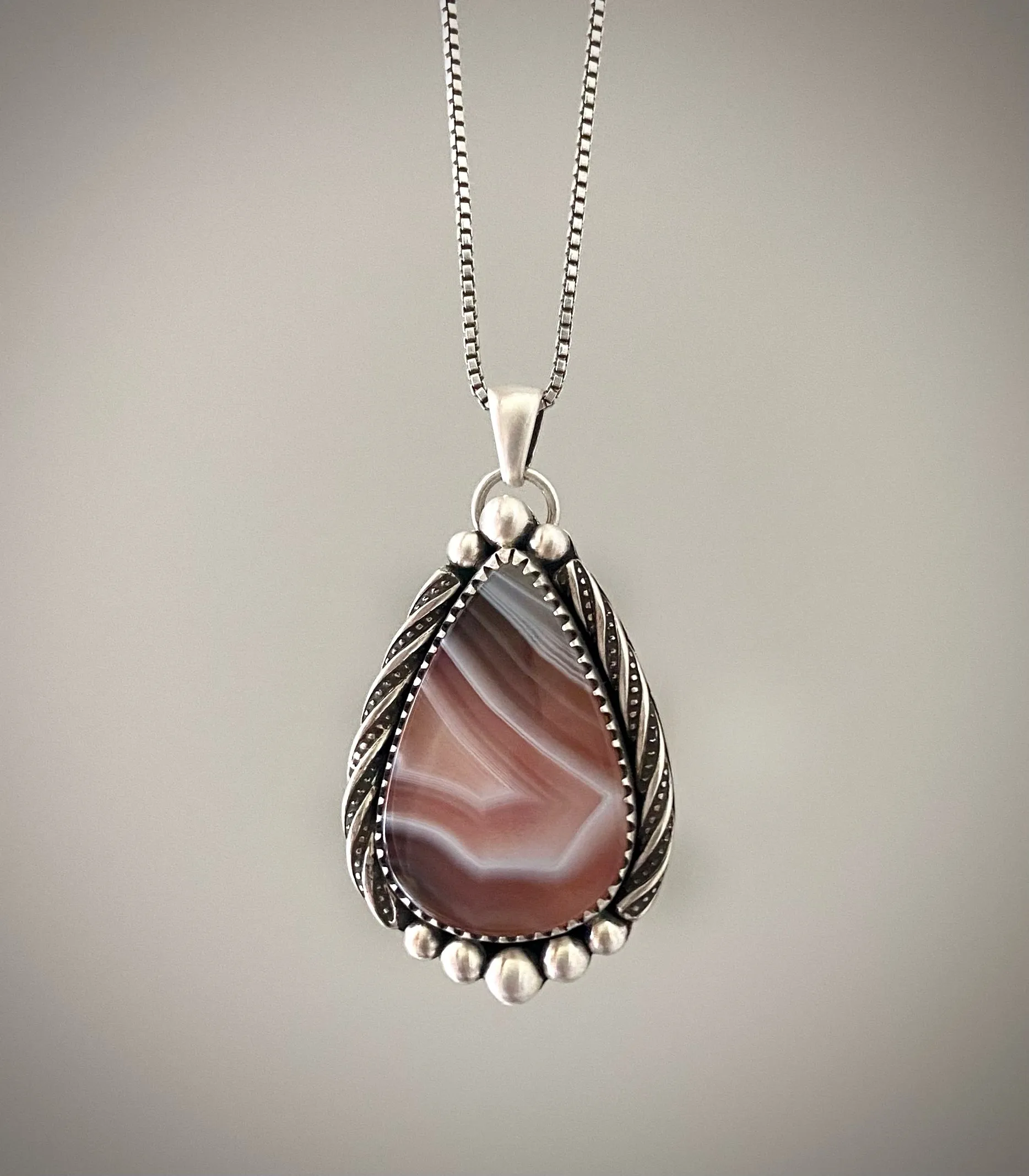 Botswana Agate Pendant
