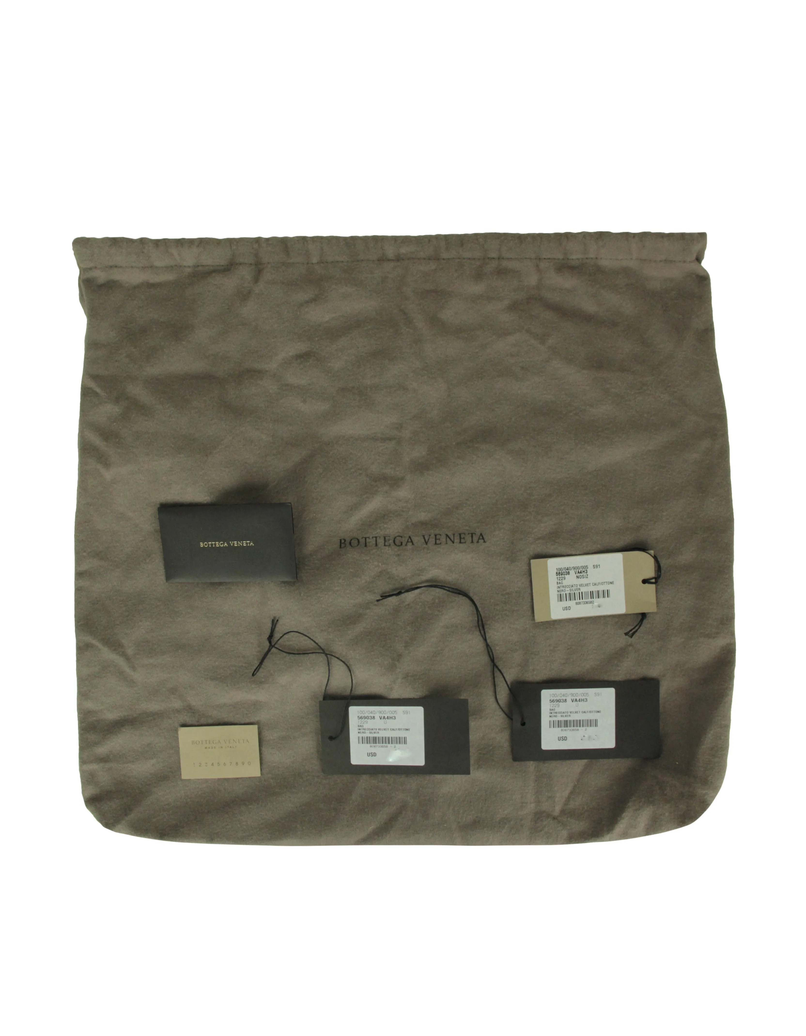 Bottega Veneta Black Intrecciato Leather The Pouch Clutch Bag