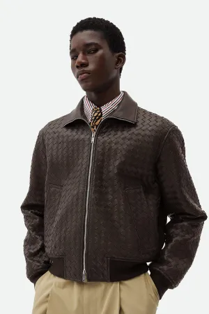 BOTTEGA VENETA | INTRECCIATO LEATHER BLOUSON