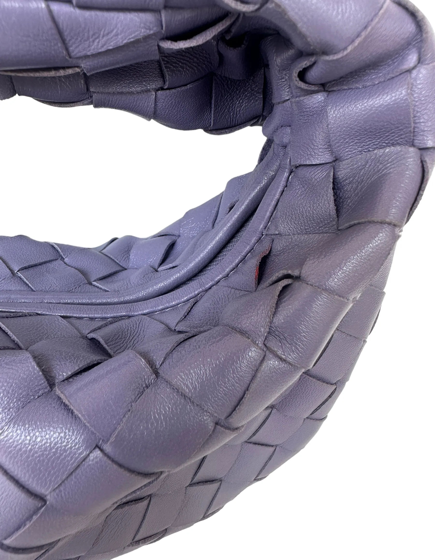 Bottega Veneta Lavender Leather Mini Jodie Hobo Bag