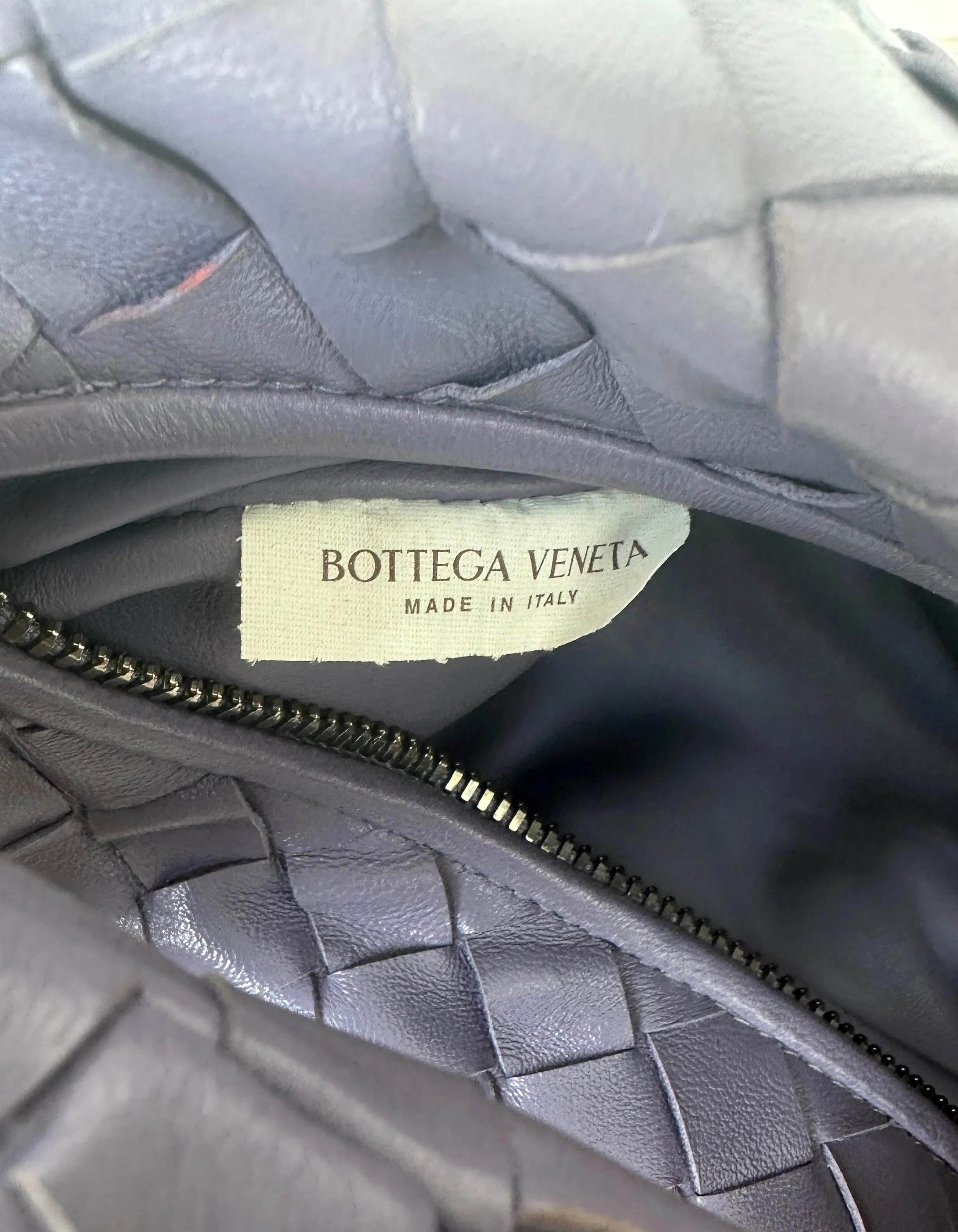 Bottega Veneta Lavender Leather Mini Jodie Hobo Bag