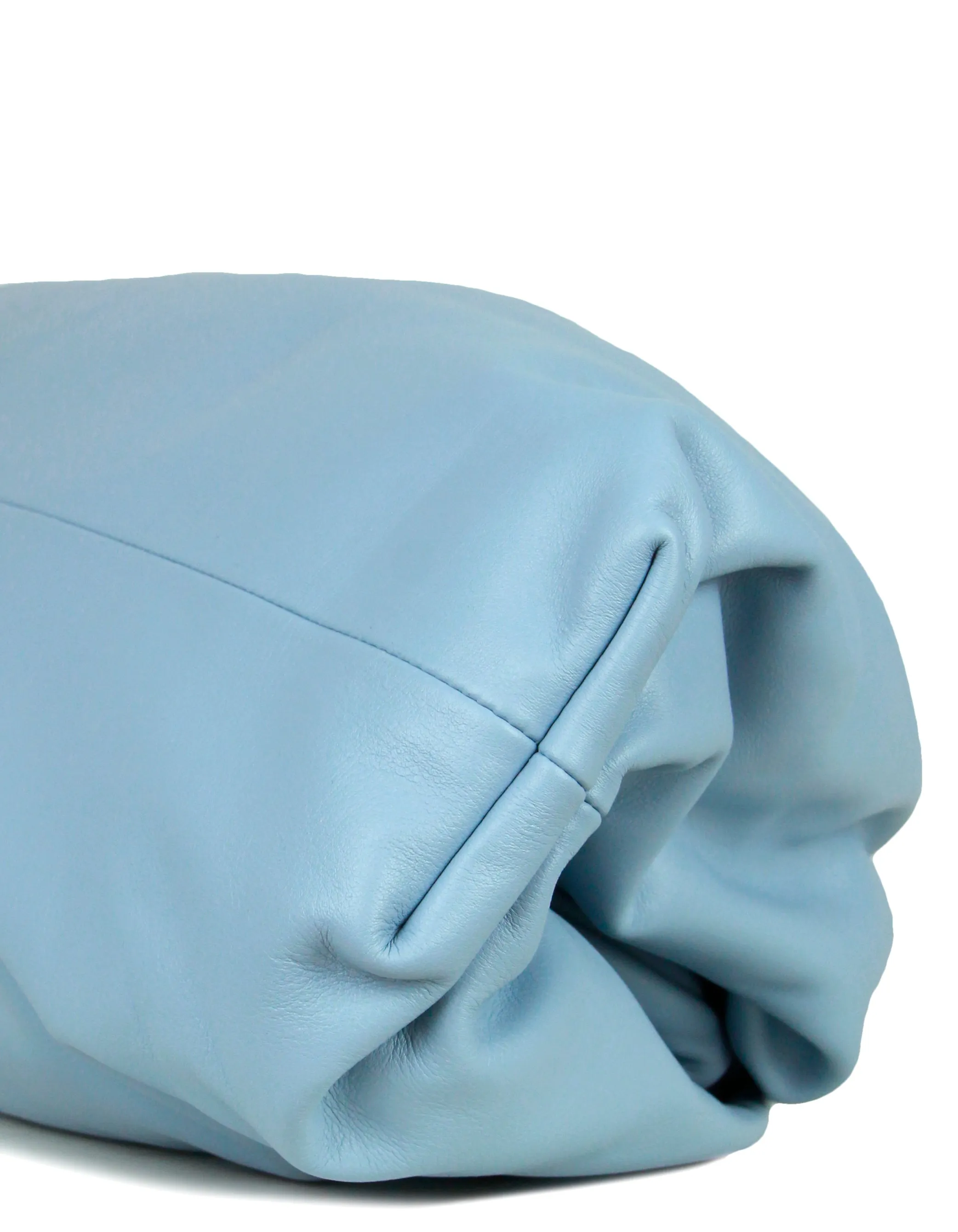 Bottega Veneta Pale Blue Butter Leather The Pouch Clutch Bag