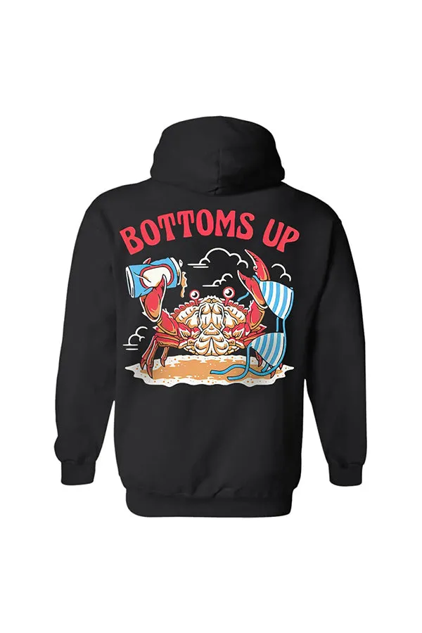 Bottoms Up Print Casual Hoodie