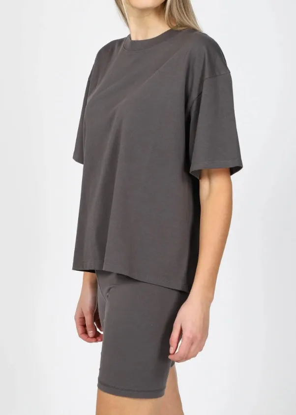 Boxy Crew Neck Tee