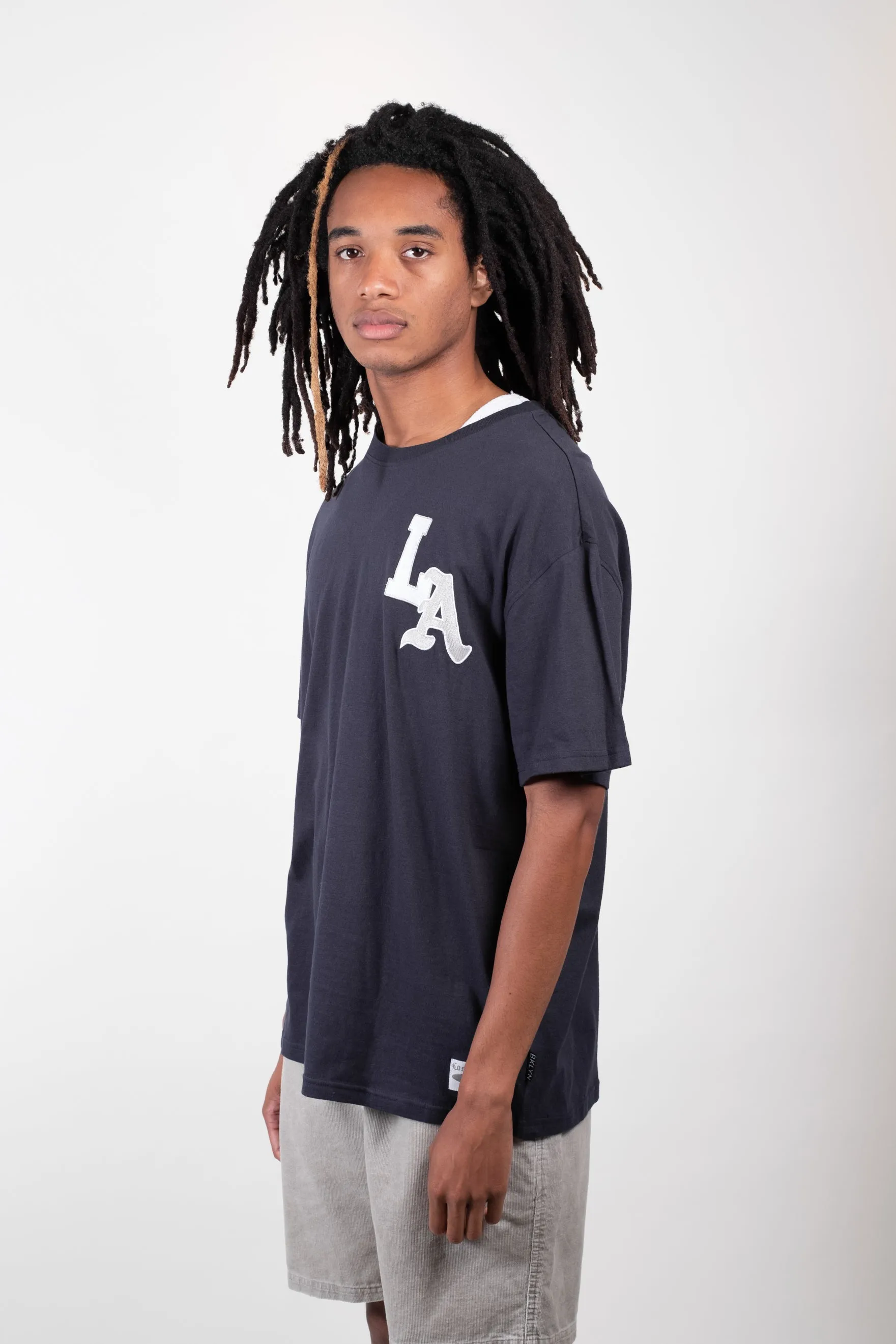 Boxy LA Varsity Tee