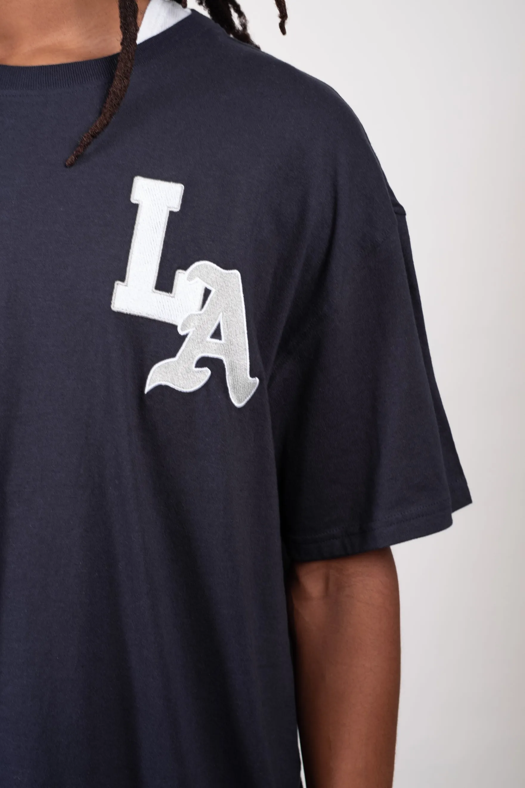 Boxy LA Varsity Tee