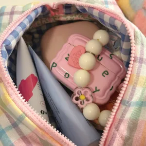 Boxy Pouch - Spring Plaid