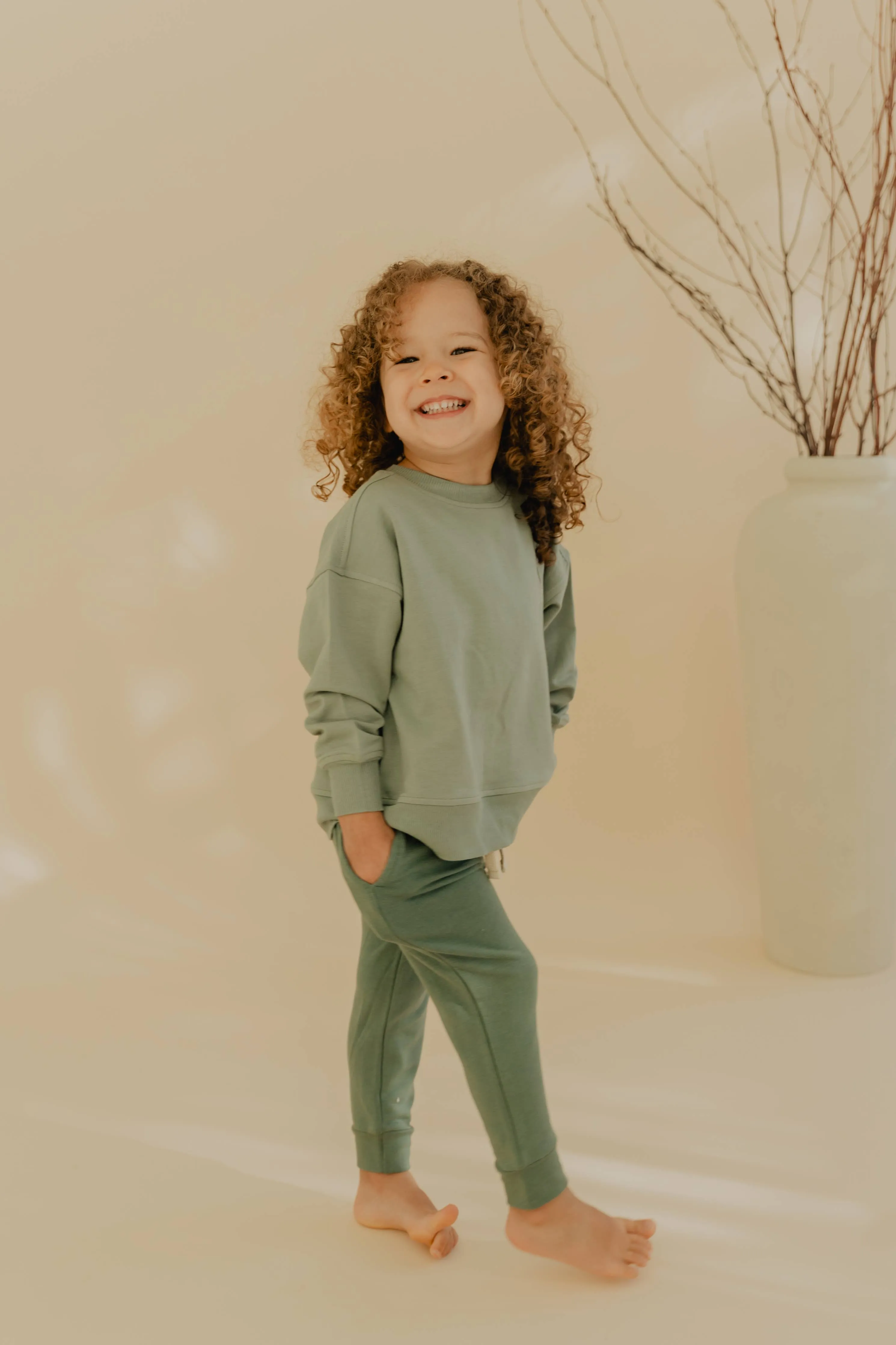 Boxy Sweatshirt in Ski Mountain