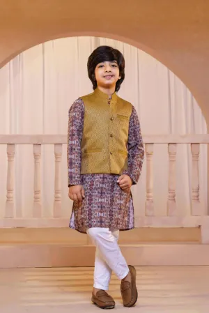 Boys Vest-Yellow