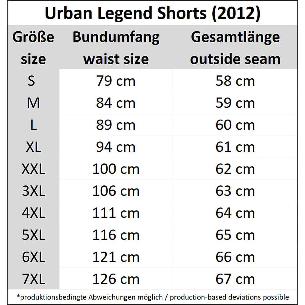 Brandit Urban Legend Shorts Anthrazit