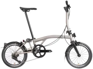 Brompton T Line M4 Folding Bike - Titanium