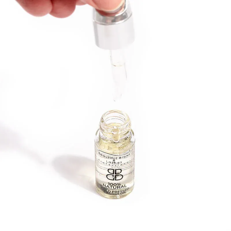 Brow and Lash Rehab - 100% Natural Cold Pressed Castor Oil PACK OF 5 (Wholesale)
