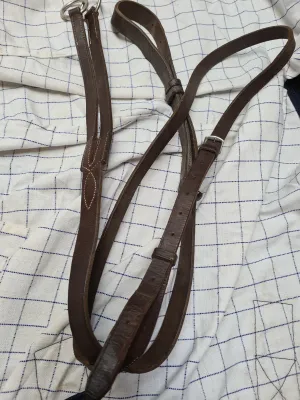 Brown Cob martigale English leather FREE POSTAGE *