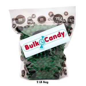Bulk Dark Green M&M's 2pounds M&M Colorworks