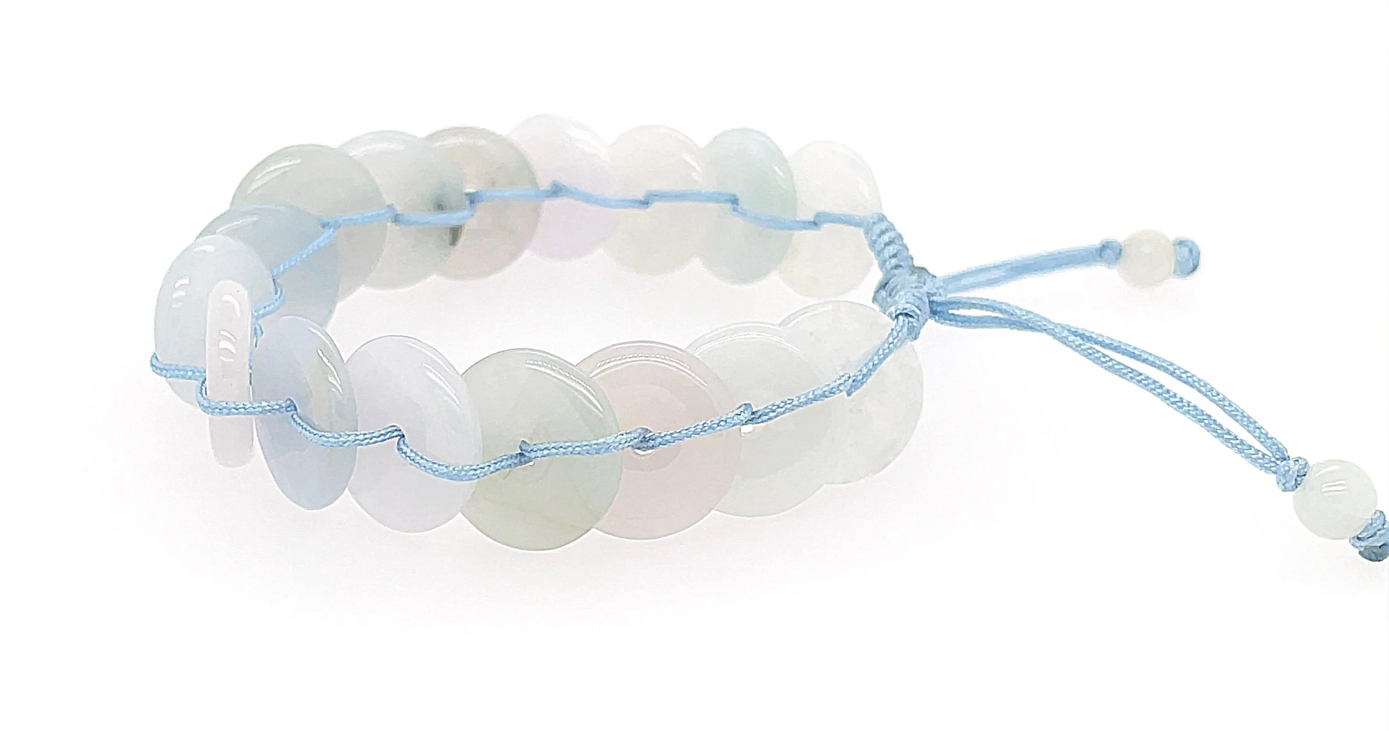Burmese Jadeite Gold Coins 'Good Fortune' Bracelet
