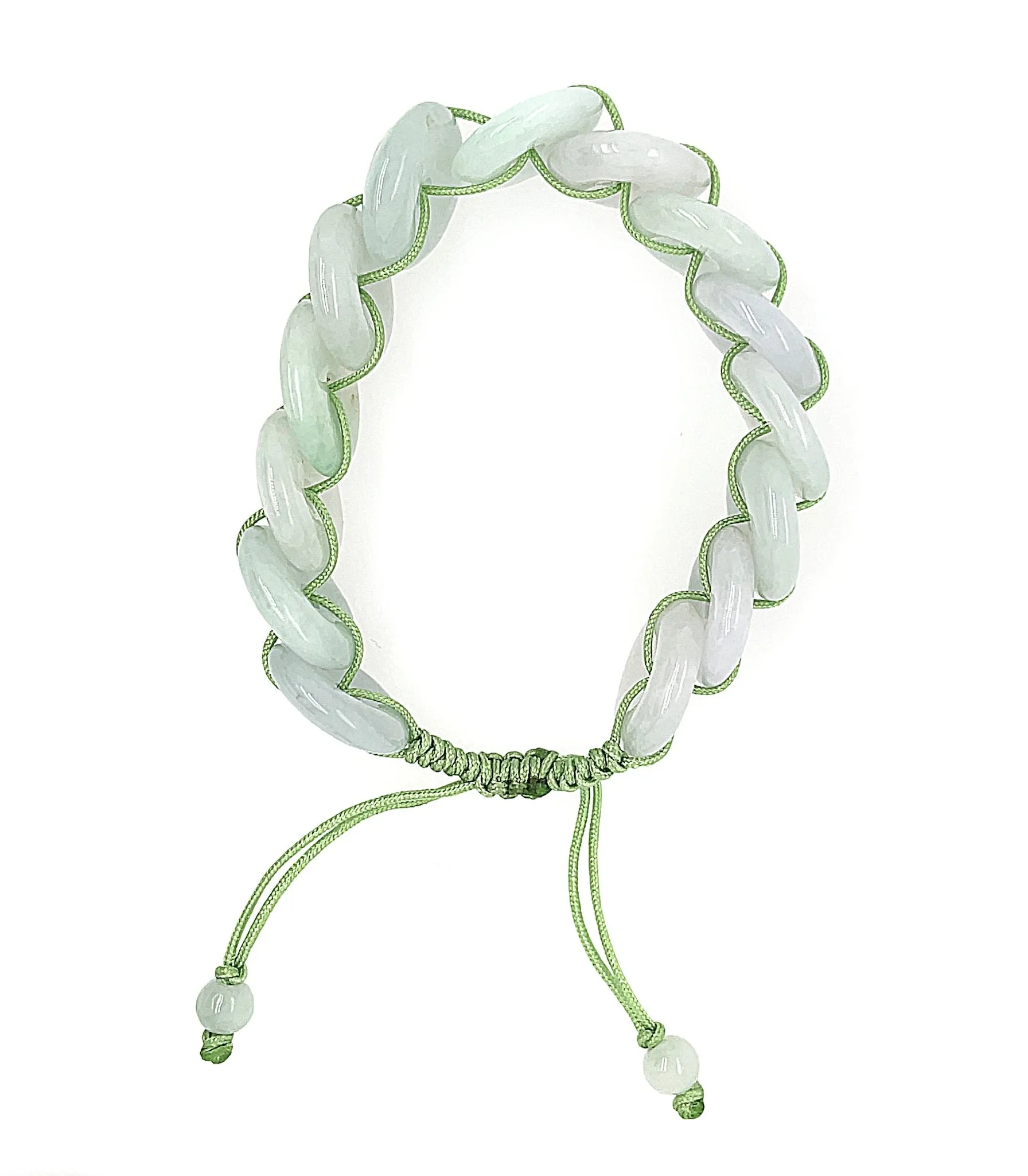 Burmese Jadeite Gold Coins 'Good Fortune' Bracelet