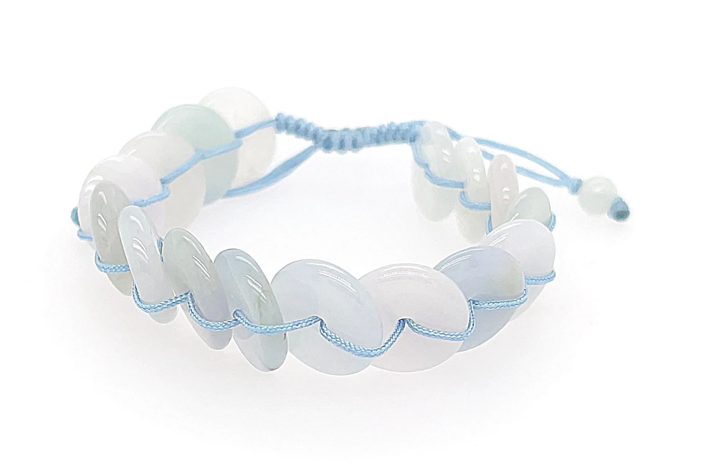 Burmese Jadeite Gold Coins 'Good Fortune' Bracelet