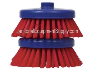 CaddyClean® Orange 4" Stiff Scrub Brushes Heavy Duty 0.80 Bristles