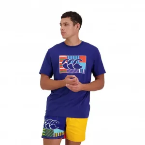 Canterbury Men's Uglies T-Shirt - Blue Print