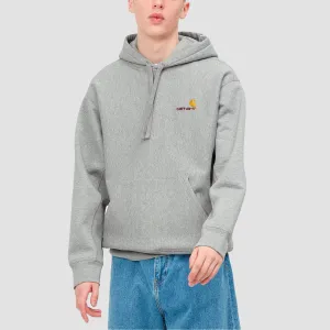 Carhartt WIP American Script Pullover Hoodie Grey Heather