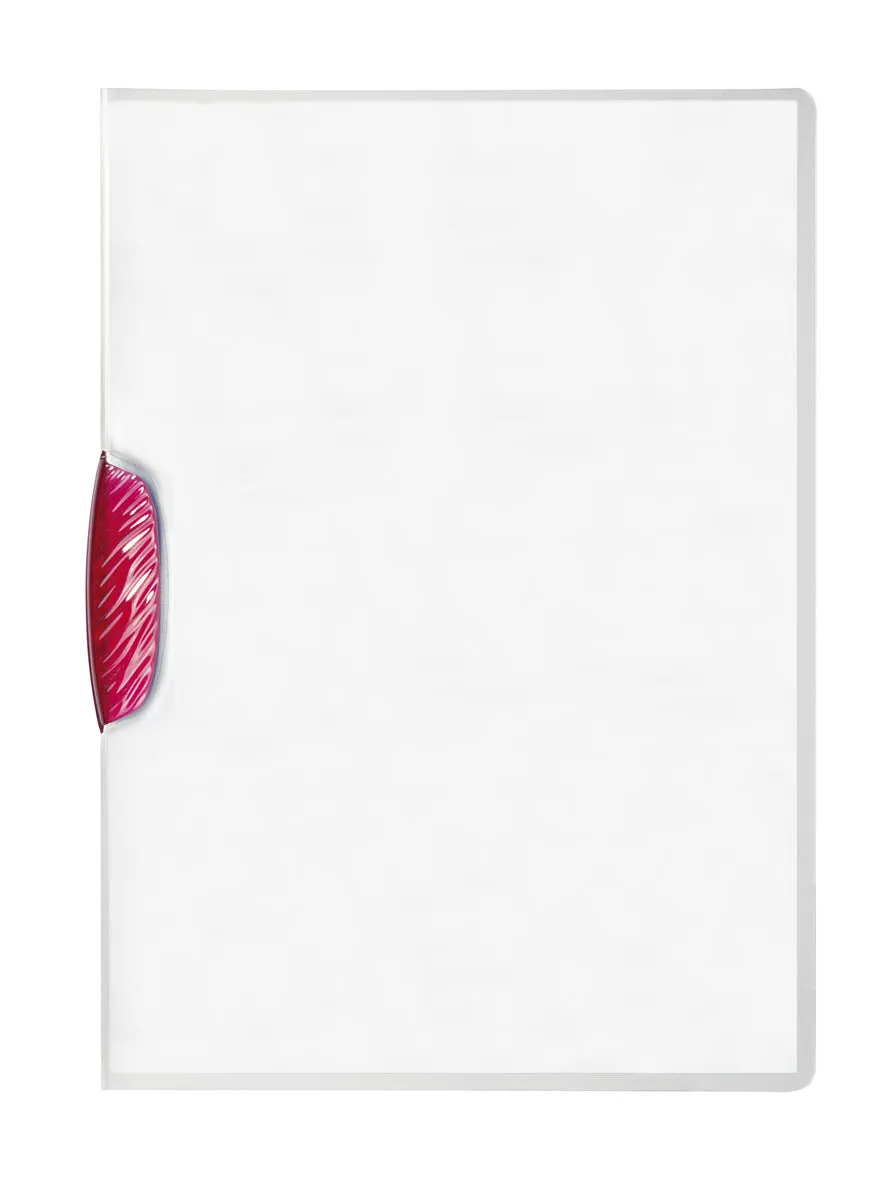 Cartella Color Swingclip Trasparenti Durable Rosso Porpora