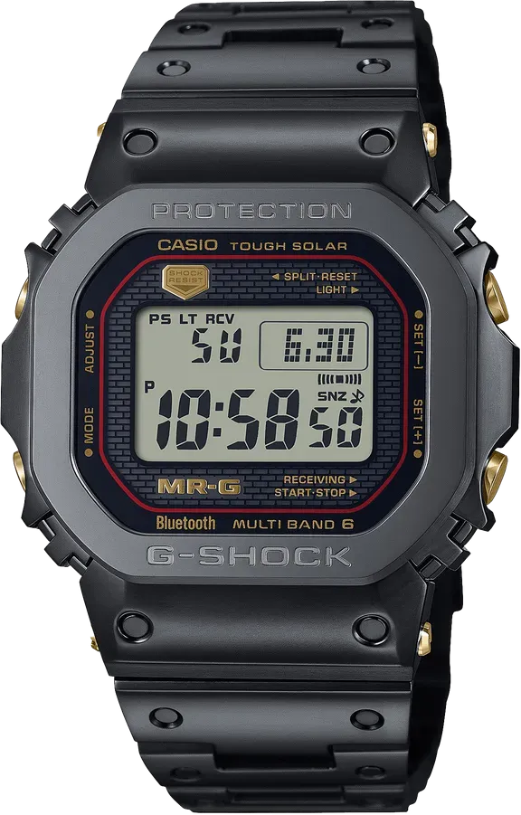 Casio G-Shock MR-G MRG-B5000 Series Super Titanium Solar Multi-Band-6 MRG-B5000B-1