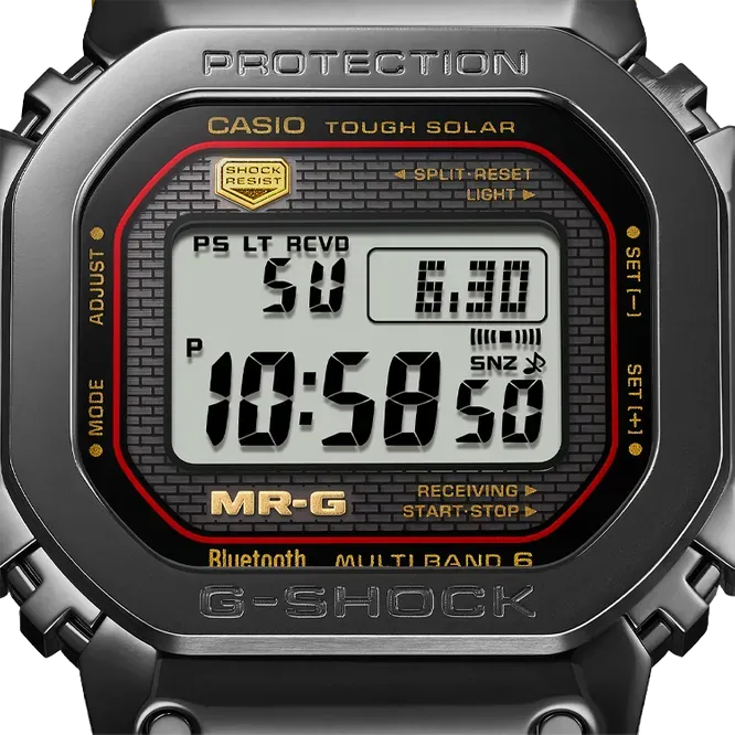 Casio G-Shock MR-G MRG-B5000 Series Super Titanium Solar Multi-Band-6 MRG-B5000B-1