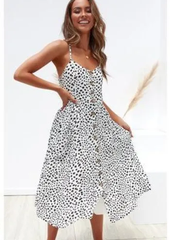 Casual Dress with Spaghetti Strap